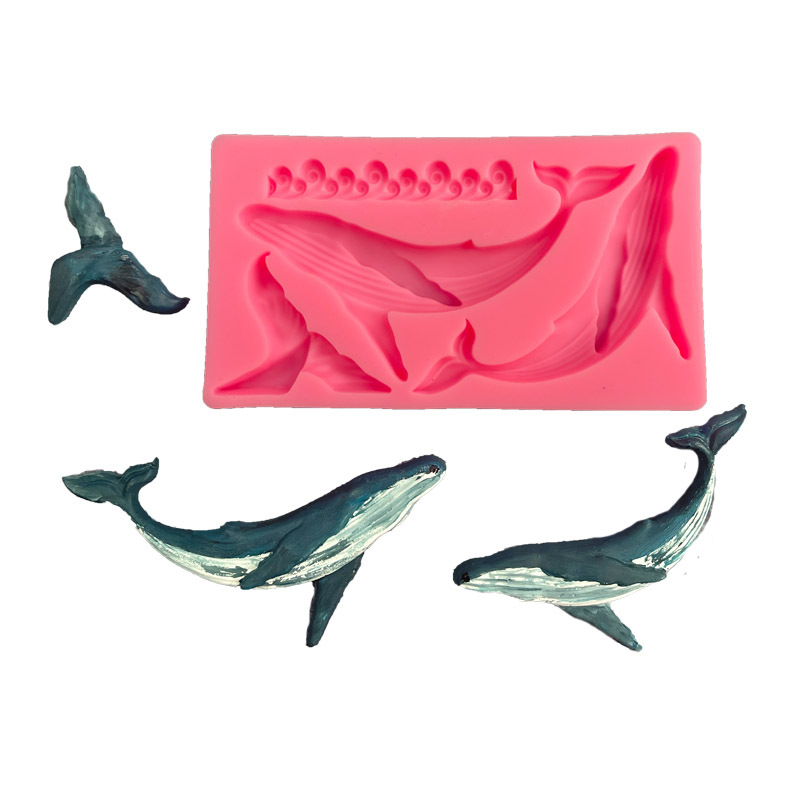 Marine Aquarium Decorations - Cetakan Silikon Paus DIY Alat Dekorasi