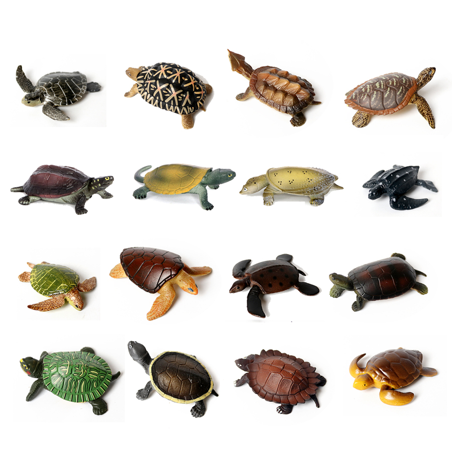 Marine Aquarium Decorations - Miniatur realistis kehidupan laut Model kura-kura
