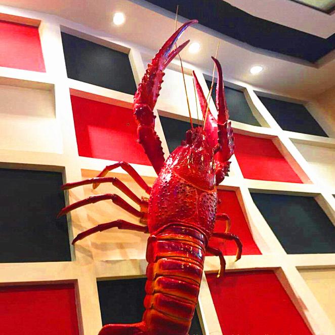 Patung Udang Berkilau dari Fib - Marine Aquarium Home ulasan dan harga