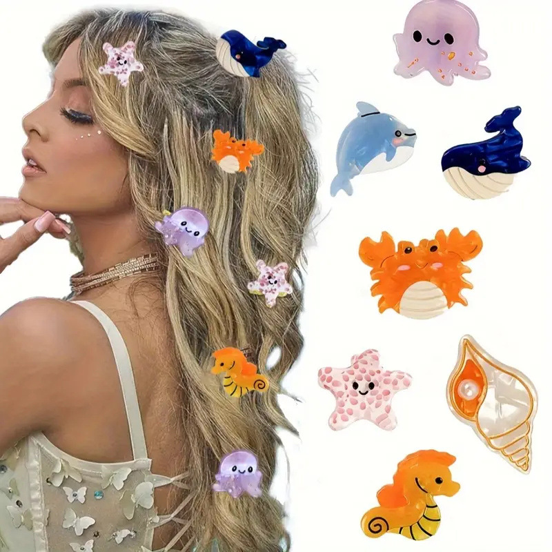 Jepit Rambut Wanita Motif Hewa - Marine Aquarium Decorations ulasan dan harga