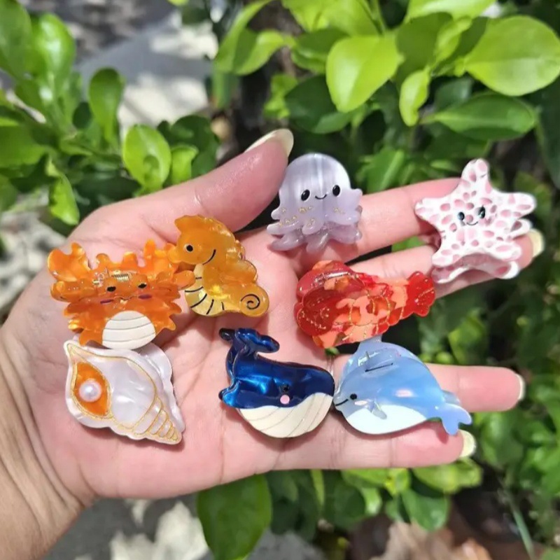 Jepit Rambut Wanita Motif Hewa - Marine Aquarium Decorations ulasan dan harga