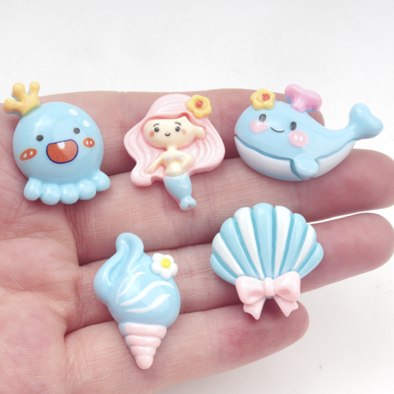 10/100Pcs Resin Cantik Warna B - Marine Aquarium Decorations ulasan dan harga