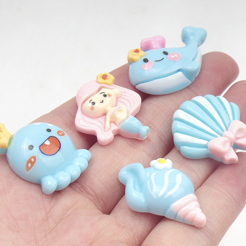 10/100Pcs Resin Cantik Warna B - Marine Aquarium Decorations ulasan dan harga