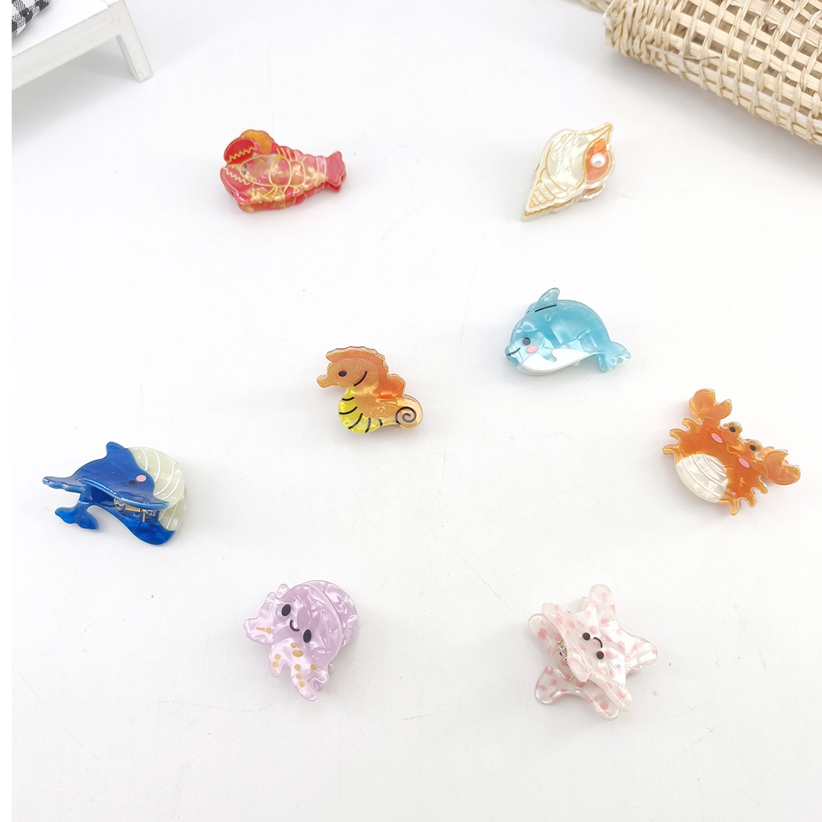 2 Buah Jepit Rambut Hewan Laut - Marine Aquarium Decorations ulasan dan harga