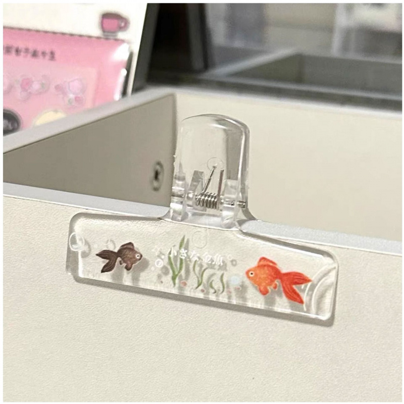 1 Buah Klip Binder Ikan Mas Ak - Marine Aquarium Decorations ulasan dan harga