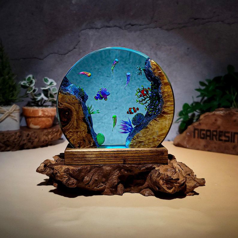 Lampu Meja Resin Organisme Aku - Aquarium & Marine Museum Universiti Malaysia Sabah Kota Kinabalu Sabah Reviews ulasan dan harga