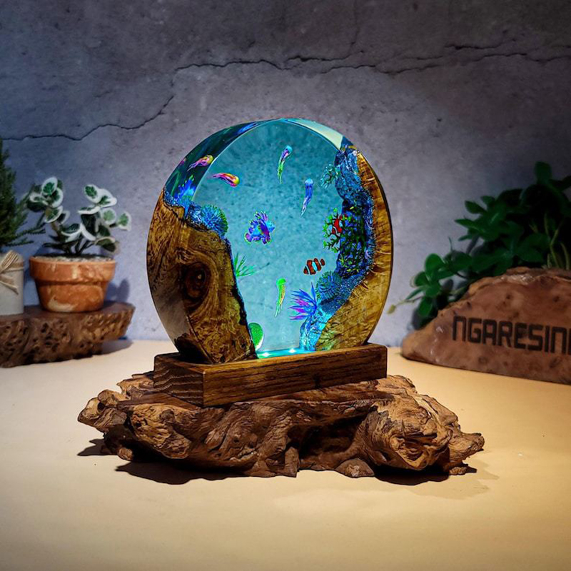 Lampu Meja Resin Organisme Aku - Aquarium & Marine Museum Universiti Malaysia Sabah Kota Kinabalu Sabah Reviews ulasan dan harga