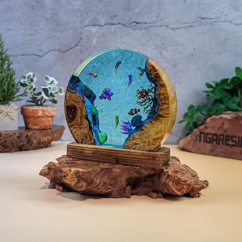Lampu Meja Resin Organisme Aku - Aquarium & Marine Museum Universiti Malaysia Sabah Kota Kinabalu Sabah Reviews ulasan dan harga