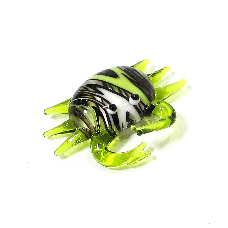 Figurin Kepiting Kaca Mini Luc - Marine Aquarium Home ulasan dan harga
